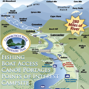 CT Paddlers Trail Illustrated Map and Guide (VT/NH) - 3rd Edition (2023)